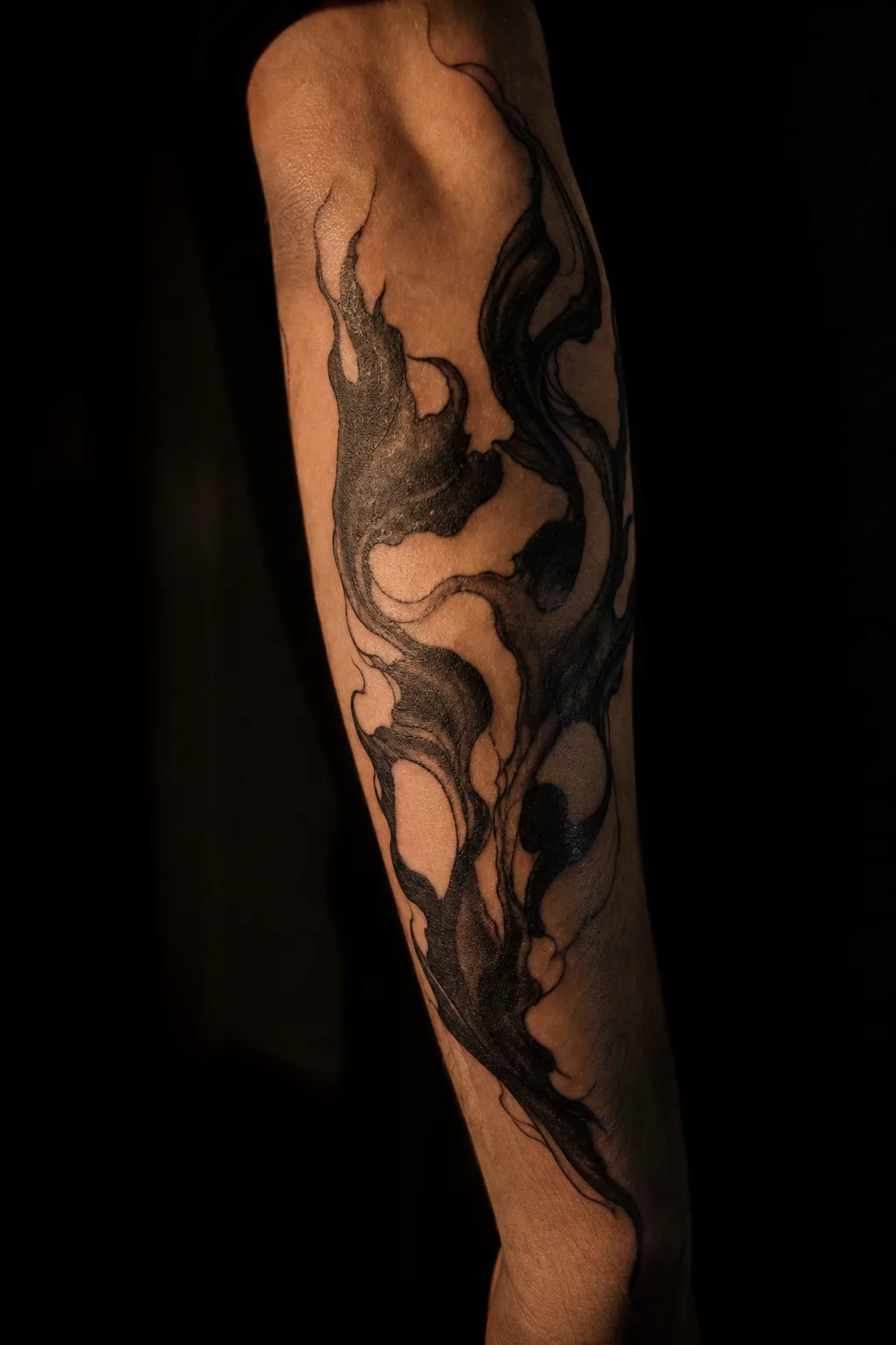 Healed freehand tattoo — one-of-a-kind piece by Safo Sepulcro